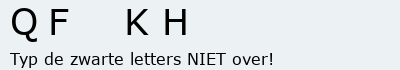 Bevestigingscode