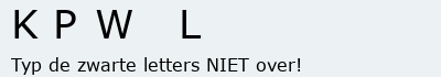 Bevestigingscode