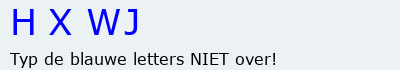Bevestigingscode