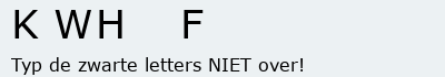 Bevestigingscode