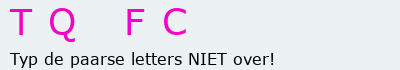 Bevestigingscode