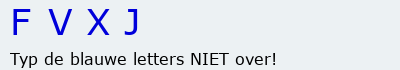 Bevestigingscode