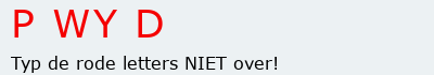 Bevestigingscode