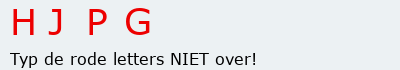 Bevestigingscode