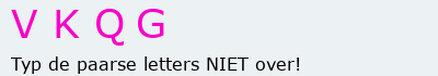 Bevestigingscode