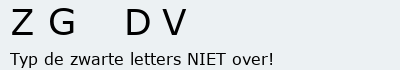 Bevestigingscode