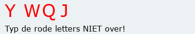 Bevestigingscode