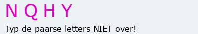 Bevestigingscode