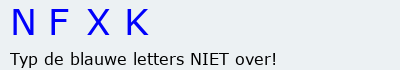 Bevestigingscode