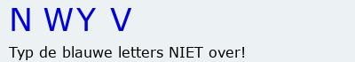 Bevestigingscode