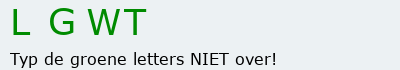 Bevestigingscode