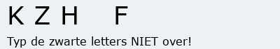 Bevestigingscode