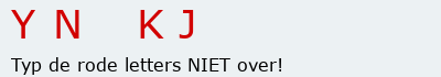 Bevestigingscode