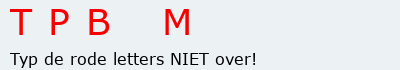 Bevestigingscode