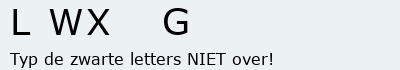Bevestigingscode