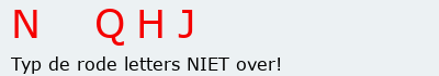 Bevestigingscode