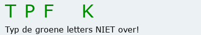 Bevestigingscode