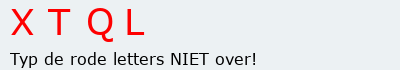 Bevestigingscode