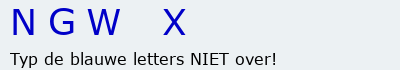 Bevestigingscode
