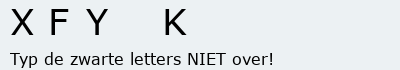 Bevestigingscode