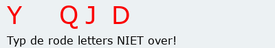Bevestigingscode