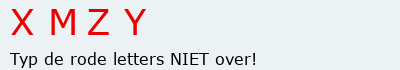 Bevestigingscode
