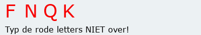 Bevestigingscode