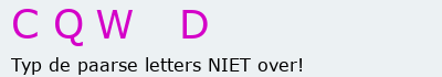 Bevestigingscode