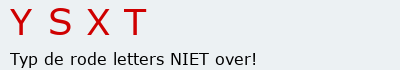 Bevestigingscode