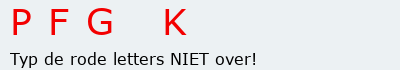 Bevestigingscode