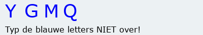 Bevestigingscode