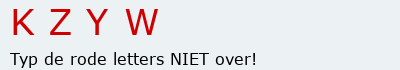 Bevestigingscode