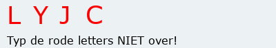 Bevestigingscode