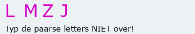 Bevestigingscode