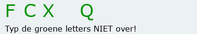 Bevestigingscode