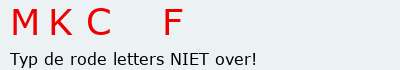 Bevestigingscode