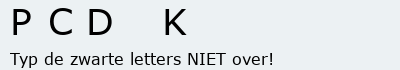 Bevestigingscode
