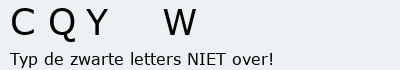 Bevestigingscode