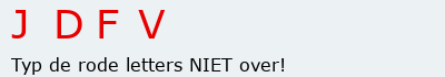 Bevestigingscode
