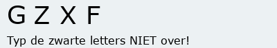Bevestigingscode