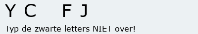 Bevestigingscode