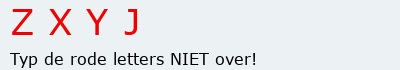 Bevestigingscode