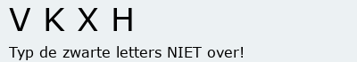 Bevestigingscode