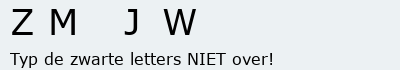Bevestigingscode