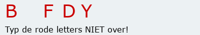 Bevestigingscode