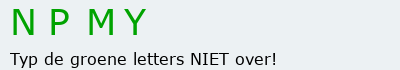 Bevestigingscode