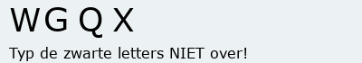 Bevestigingscode