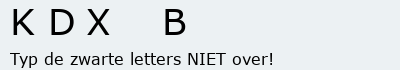 Bevestigingscode