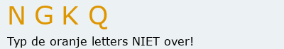Bevestigingscode