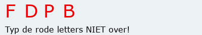 Bevestigingscode